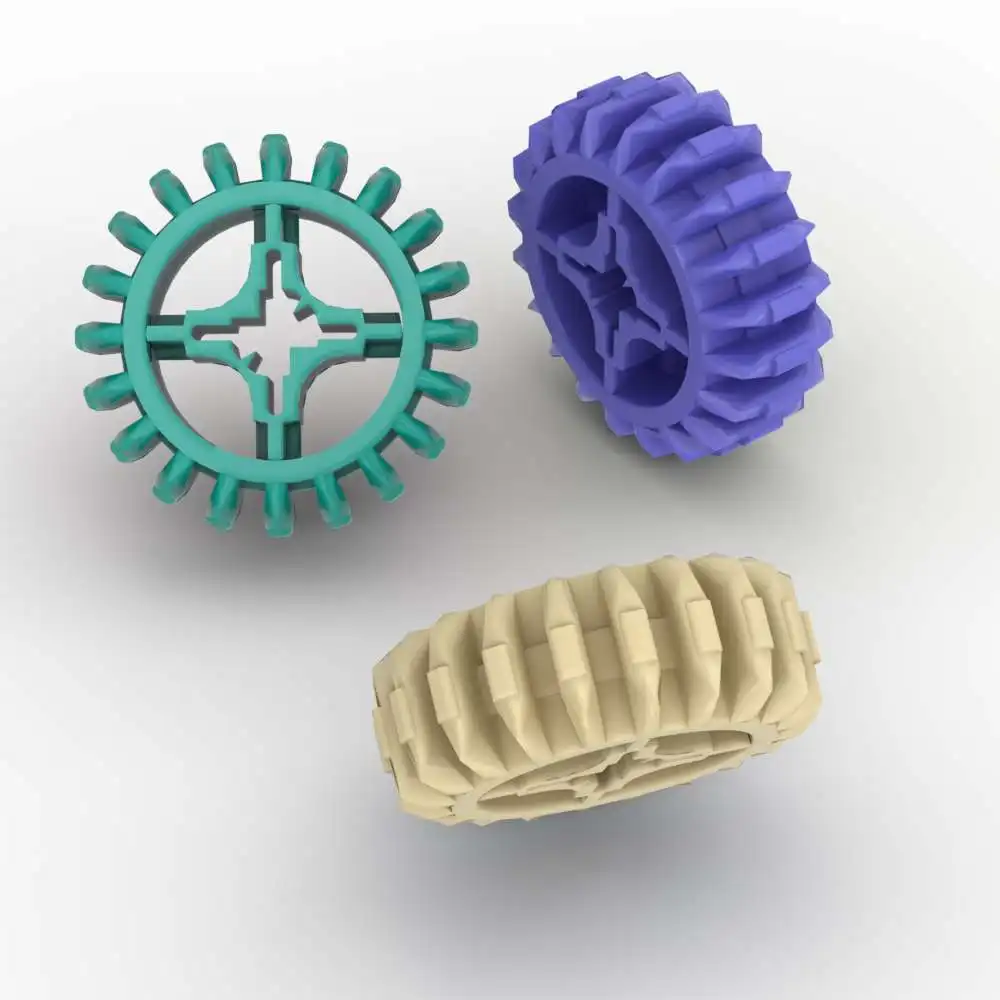 MOC 10 قطعة 32269 تجميع الطوب البديل 18575 والعتاد 20 الأسنان العامة بنة تحويل لعبة الكبار الأولاد هدية عيد