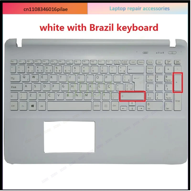 Russian/US/UK/Spanish/Brazil laptop keyboard FOR Sony Vaio SVF152C29U SVF152C29W SVF152C29V SVF152C29X SVF152A29L palmrest upper