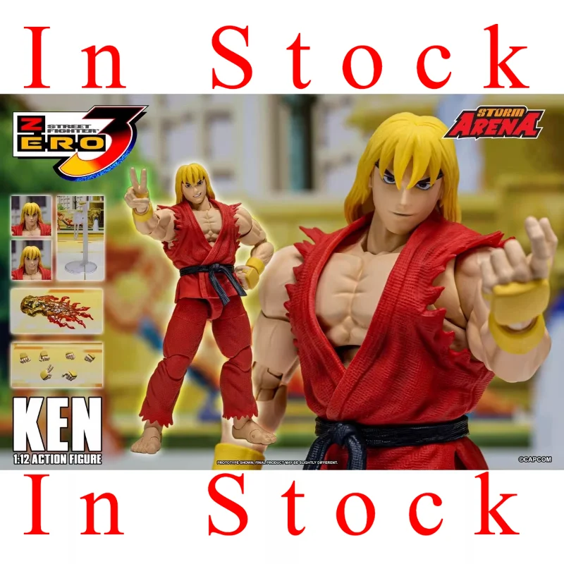 

Storm Toys ST 1/12 Street Fighter Alpha 3 Ken SFSA01 Action Figure Toy Model Collectible Gift in Stock, Shipped Within 24 Hours
