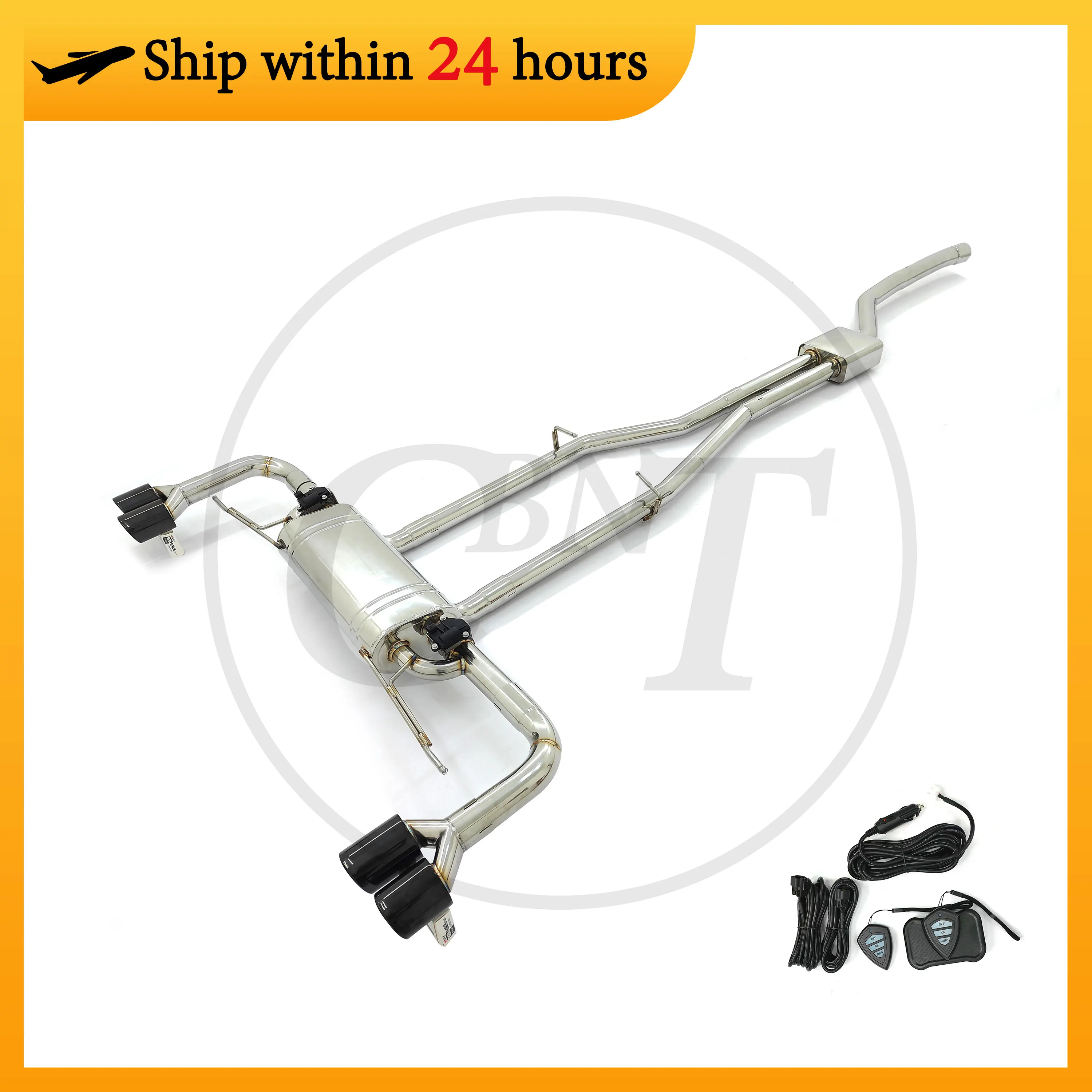 

CBNT Valvetronic Exhaust Catback with Muffler for BMW X5 G05 X6 G06 X7 G07 B58 3.0T 2019-2022 SS304 Tuning Valved Exhaust pipe