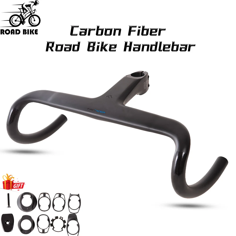 

Carbon Fiber Road Bike Handlebar UltraLight Computer Camera Holder Gravel Bicycle Accessories Cycling Parts Handle Bent Bars