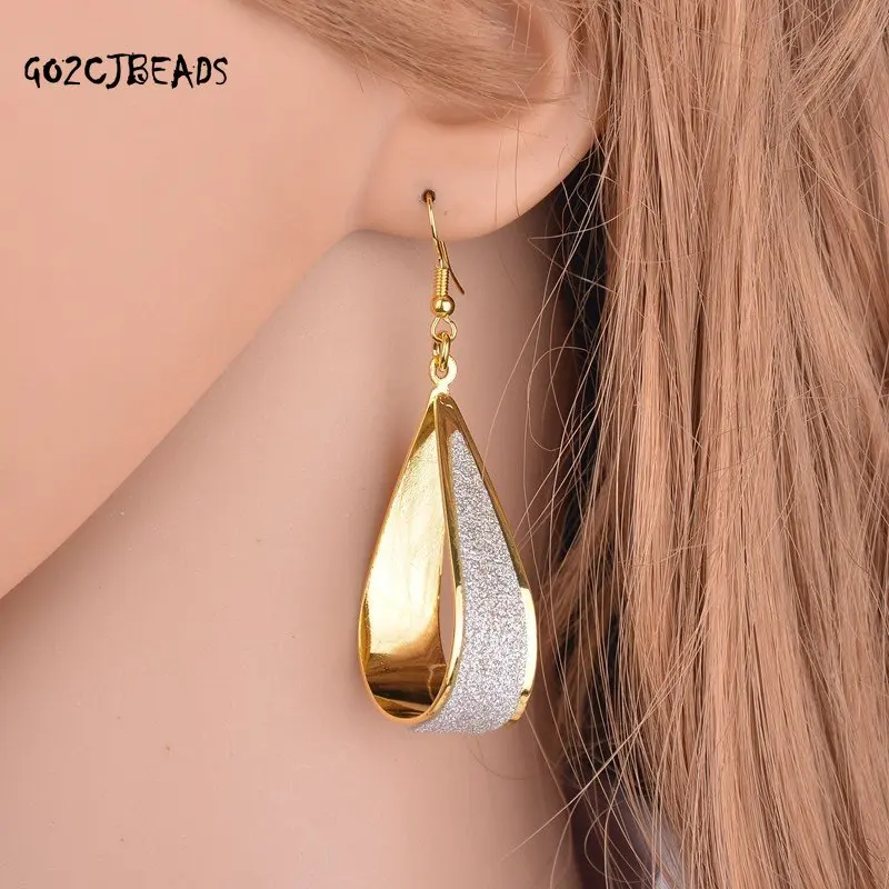 Tassel Earrings 2022 Trendy Frosted Stud Earrings Bohemia Long Earring Women Sexy Girls Jewelry Fashion Punk Metal