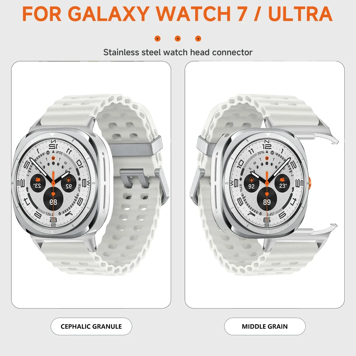 1 пара, адаптер для Samsung Galaxy Watch 7 Ultra 47 мм, металлический разъем для Samsung Watch 7 Ultra 20 мм 22 мм 24 мм, аксессуары для часов