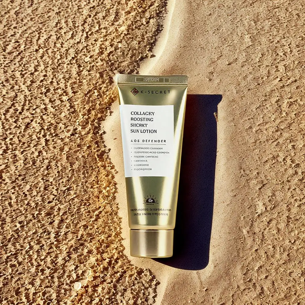 60ml Collagen Sunscreen Deeply Nourishes SPF50+ Protection Uvb Damage Brightening Quickly Absorbed Refreshing And Non-greasy