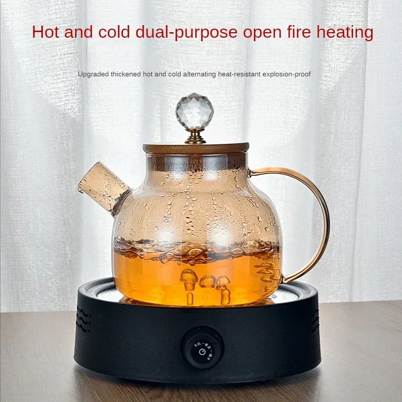 Japanese Teapot for Infusion Puer Tea Pot Glass Teapots Kettle Infuser Teapot and Cup Set Fire Resistant Glass Jug Pu Erh Gaiwan