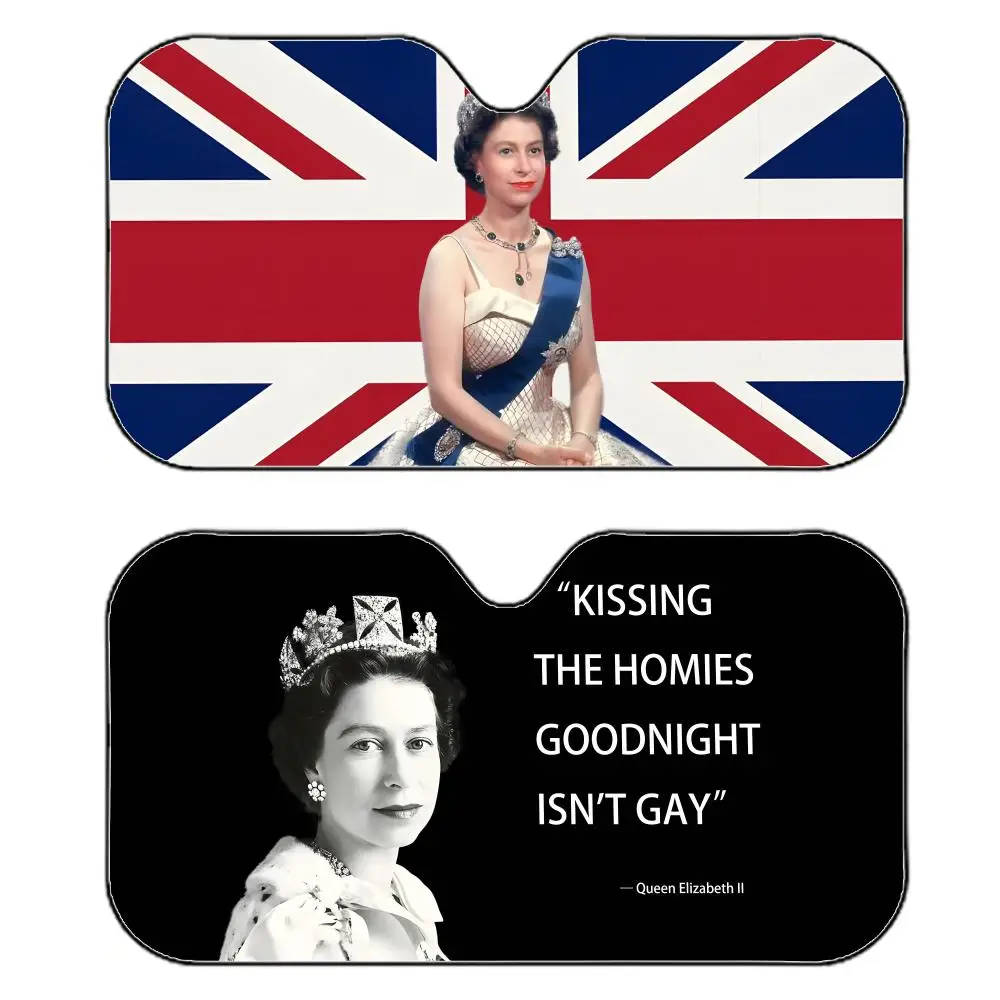 

Casual Regal Dignified E-Elizabeth Sun Visor Reflective Car Windshield Sun Visor Anti-UV Heat Insulation Reusable Sun Shade
