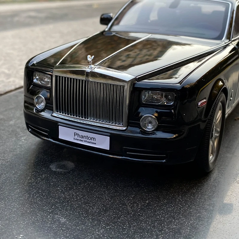 Rolls-Royce Phantom RR Wb Extended Edition Diecast Metal Scale Model Kyosho 1:18 Simulation Alloy Car Model Luxury Sedan Fully Openable Collectible High-End Gift Adult Toy Boy's Birthday Present