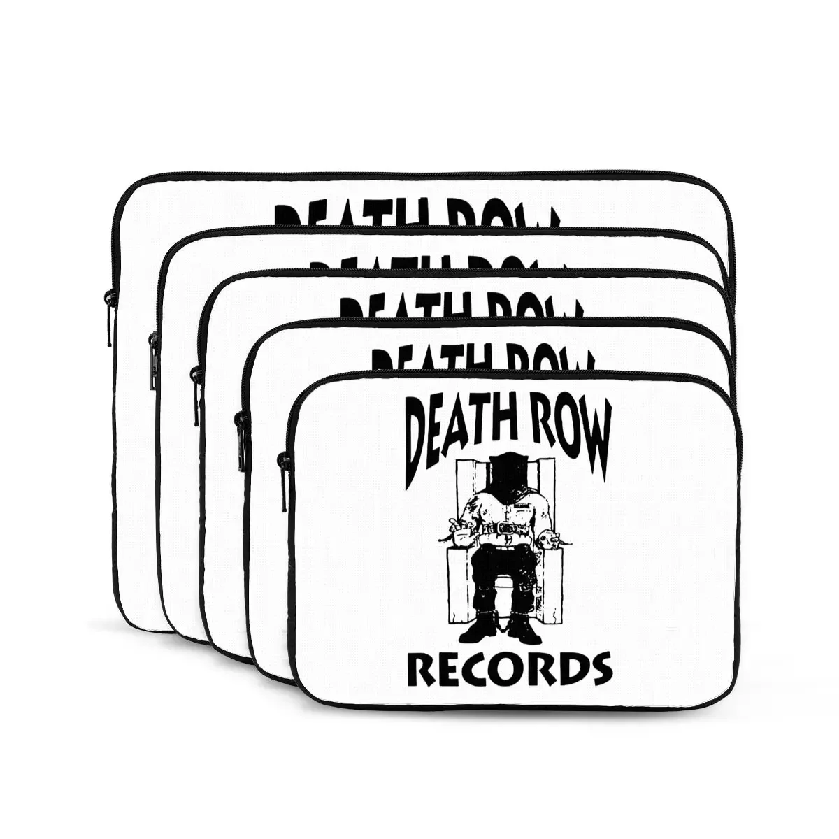 Death Row Records-funda negra para ordenador portátil, funda para ipad, 17, 15, 13, 12 y 10 pulgadas