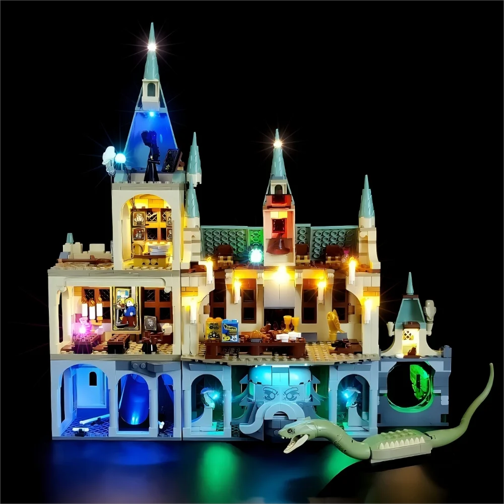 

LYBMTWF LED Lighting Kit Compatible with Lego 76389 Chamber of Secrets Building Model (NOT Include The Model Bricks)