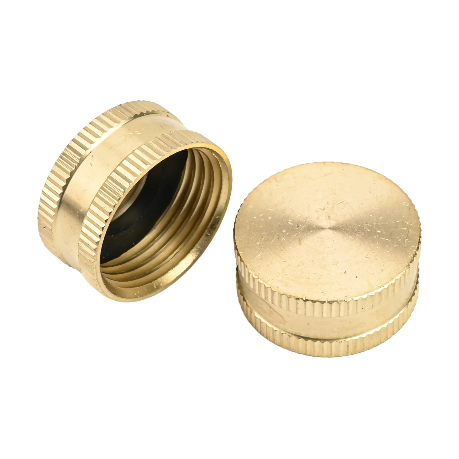 3/4 Inch Brass Garden Hose End Cap Pack of 4 Built for Long Term Outdoor Exposure and Consistent Performance in All Seasons