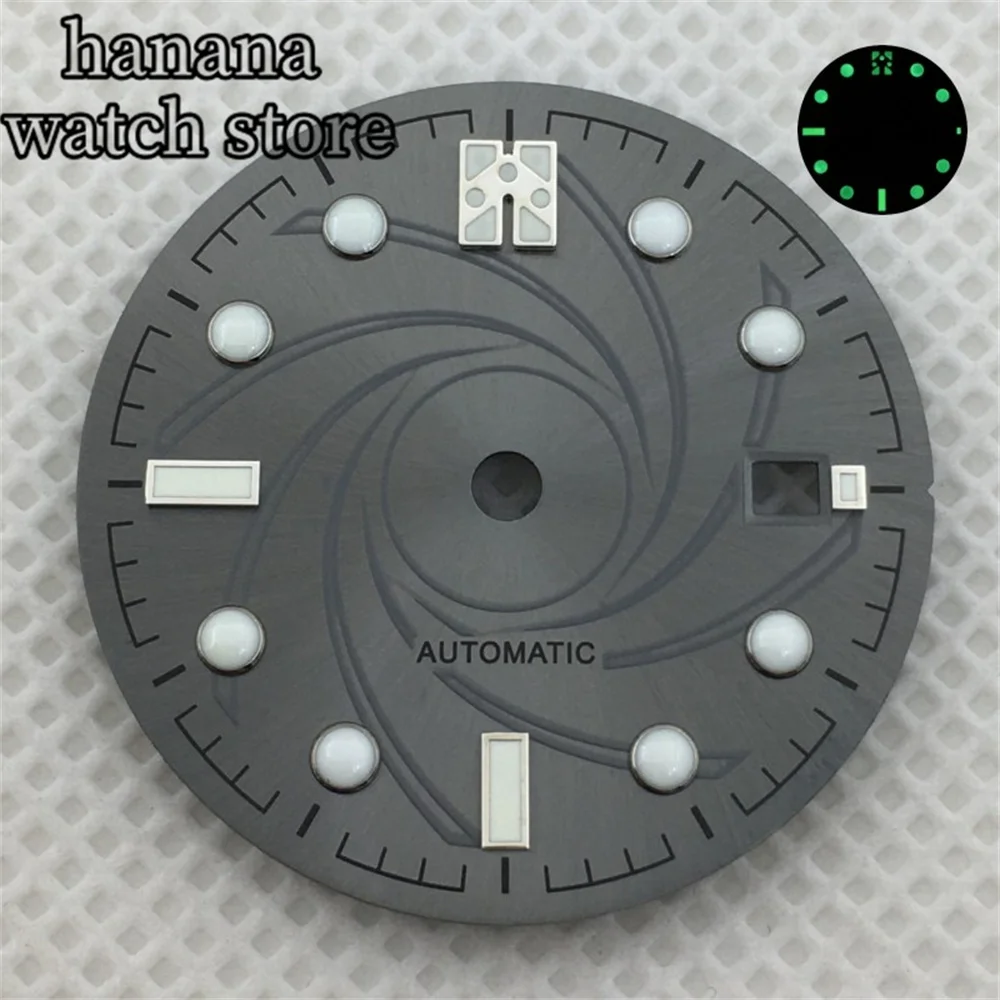 BLIGER 31mm grey dial with ETA2824 2836 Miyota 8215 821A Mingzhu DG2813 3804 movement green luminous