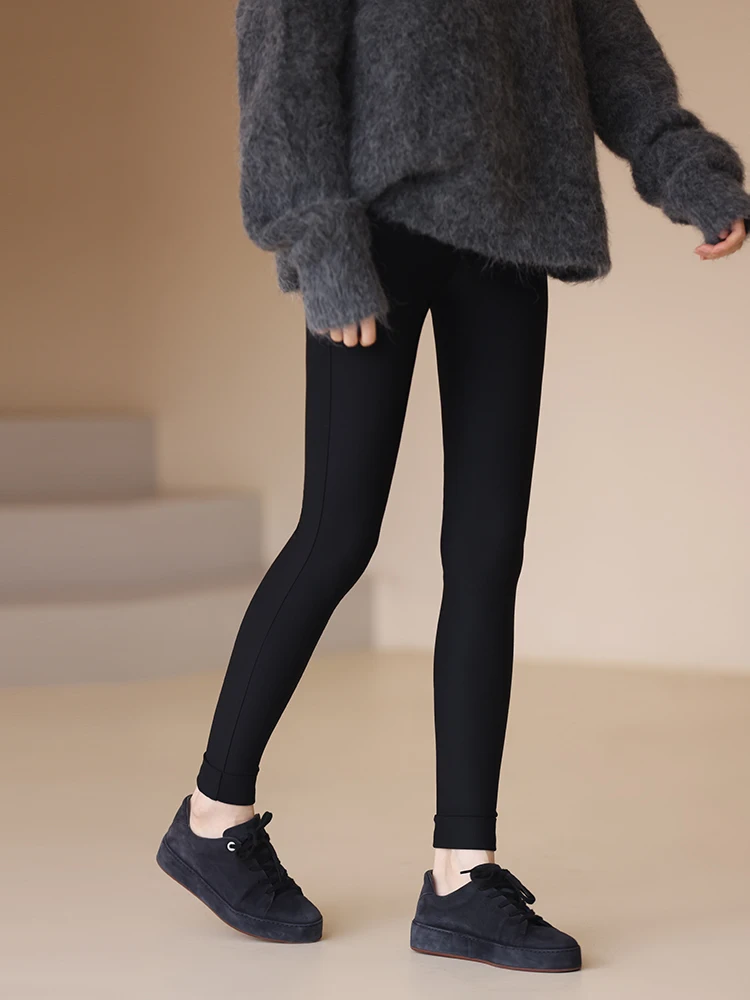 

Новые зимние брюки из углеродного волокна Fce, двухсторонние диагональные эластичные брюки для похудения с контролем живота, волшебные подтяжки ягодиц