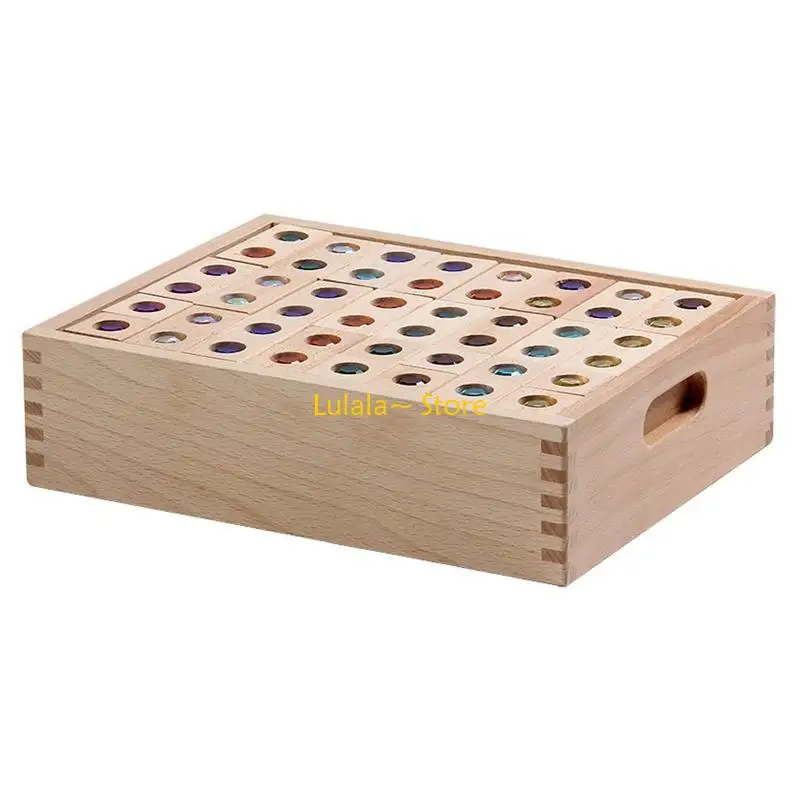 Y4qa aprendizagem empilhamento bloco brinquedo torre dominó habilidade prática treinamento pai-filho atividade interação