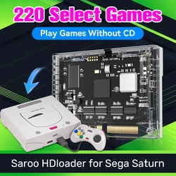 SAROO SS HDLoader For Sega Saturn 64G With 220+Games Play Games Without CD Saturn HDloader Plug&Play Support Gaming Memory Card