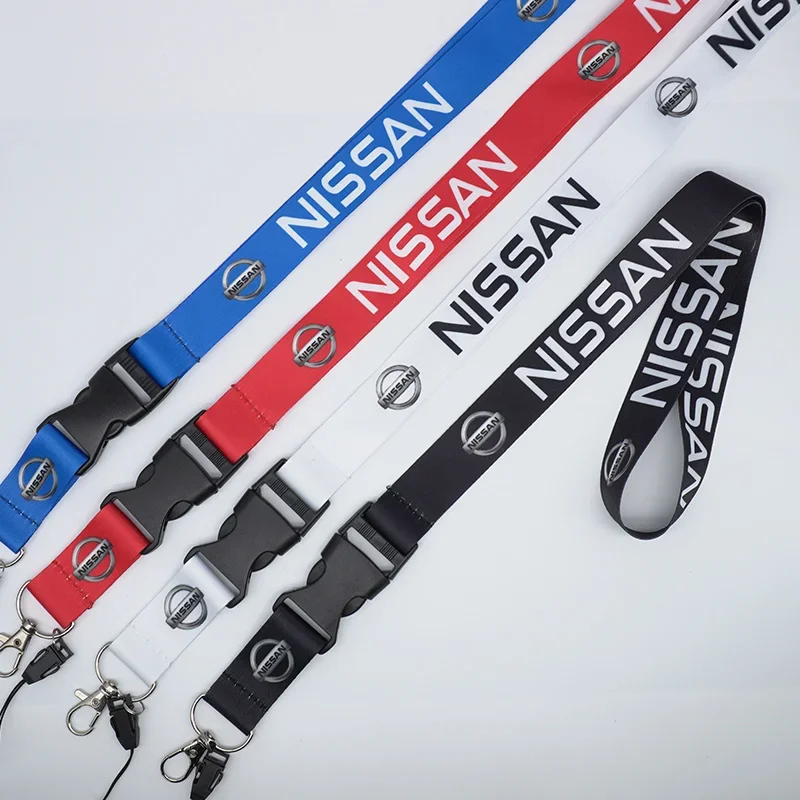 For Nissan Titan Juke Leaf Qashaqai Altima Xterra Sentra Sunny Tiida 1pc Lanyard Nylon Style Car Key Pendant Holder Keychain view 2