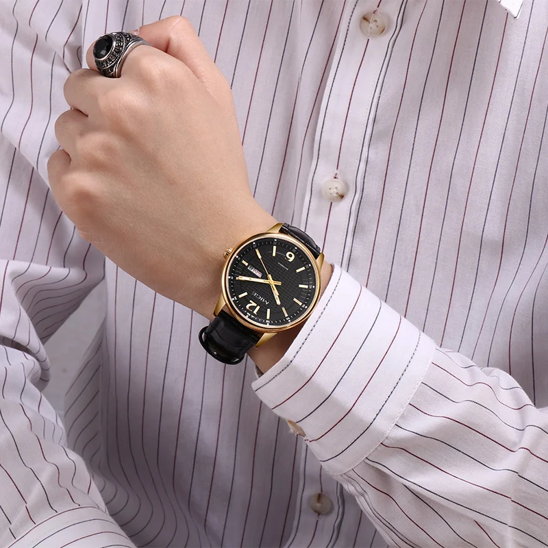 MIGE оригинальные автоматические механические часы Miyota для мужчин, водонепроницаемые светящиеся сапфировые часы с календарем из нержавеющей стали, мужские наручные часы