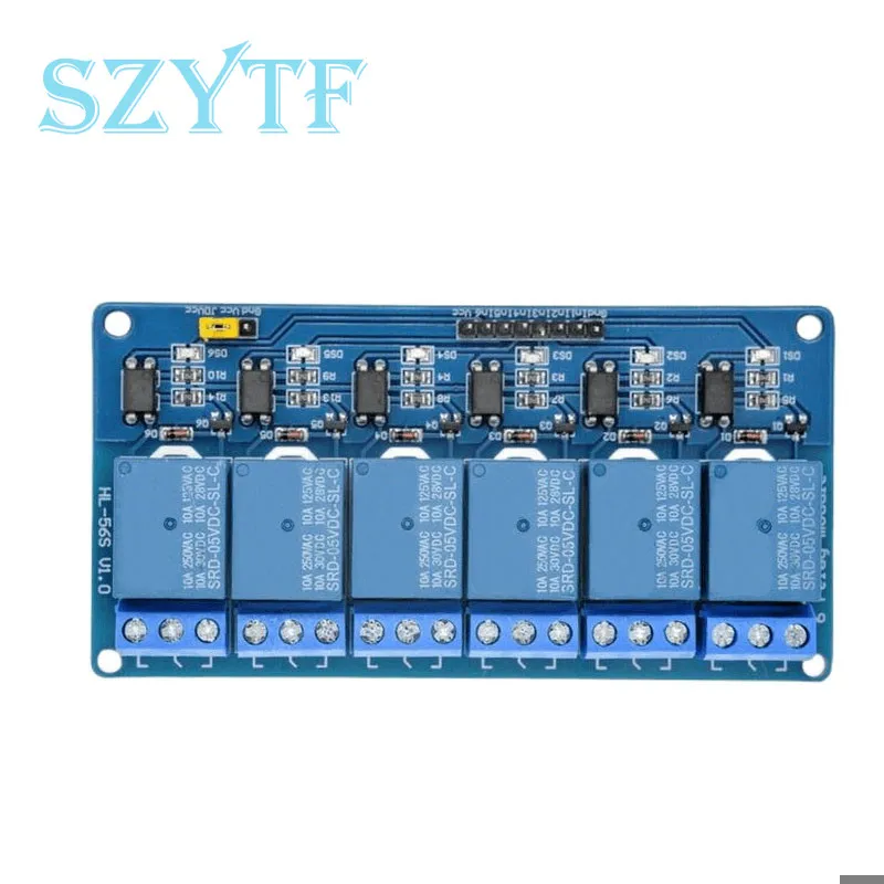 5V 1 2 4 6 8 Kanaals Relaismodule Met Optocoupler KY-019 1/2/4/6/8 Manier Voor Arduino - afbeelding 1