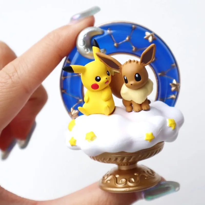 Spot Pokéwalker Pikachu's Star-studded Blessing Collection Anime Model Action Figure Birthday Gift