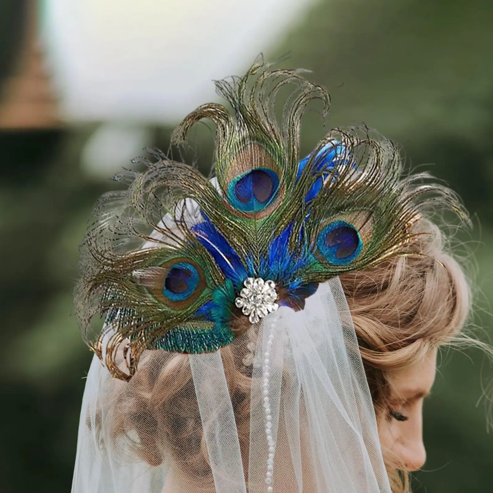 Vintage 1920s Headband Rhinestone Cocktail Party Headwear Hair Accessory