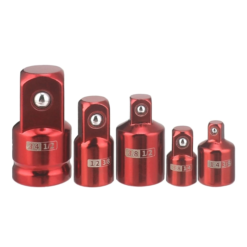 Square Drive Fit Set 5 Pack Steel Repair Part for 1/4 3/8 1/2 3/4 Pairing Needs in Auto Service, Home Garage and Machine M4YD