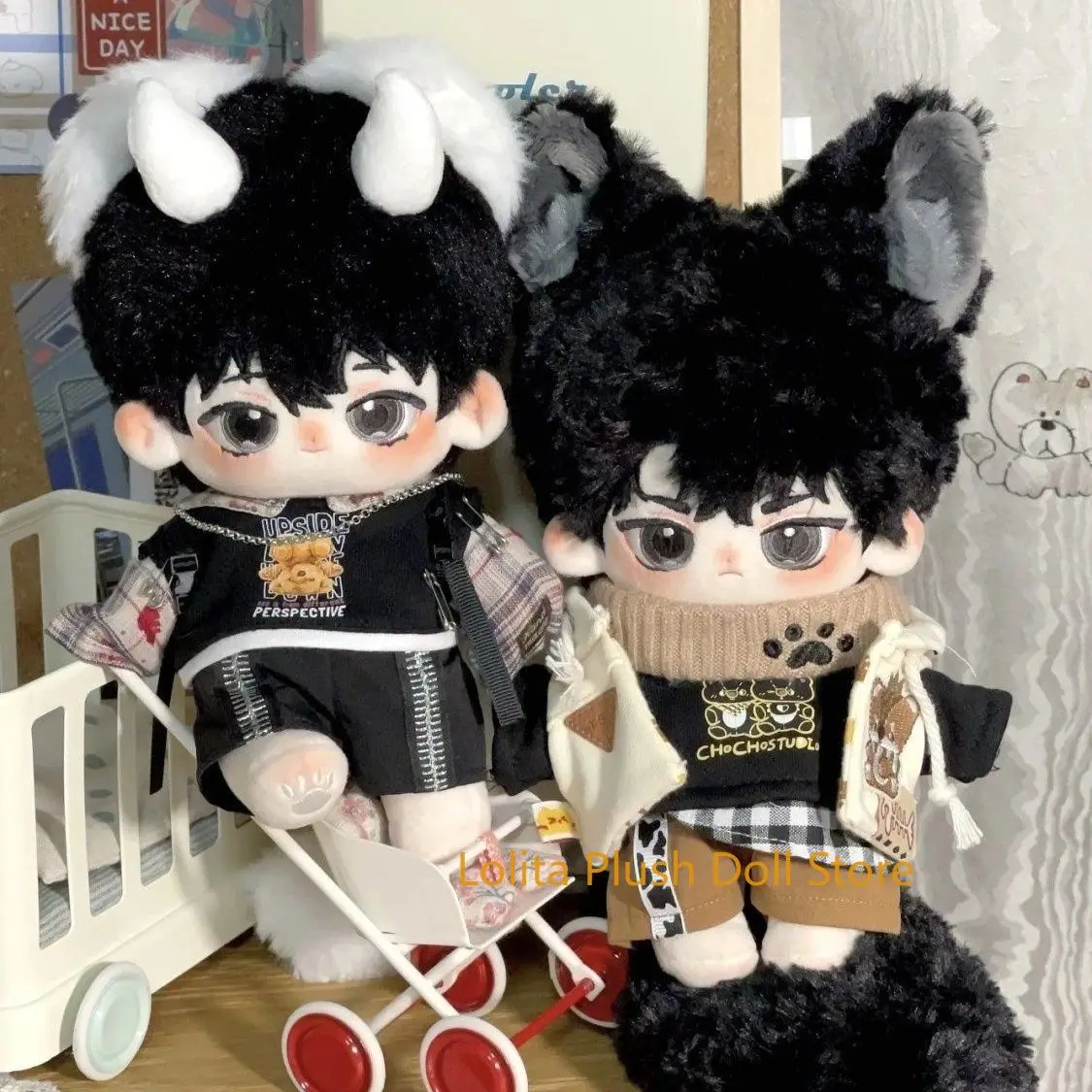 20CM Omniscient Reader Yoo Joonghyuk Kim Dokja BL  Anime Cosplay Plush Replaceable Plush Doll Dress up Stuffed Toy Plushie Gift