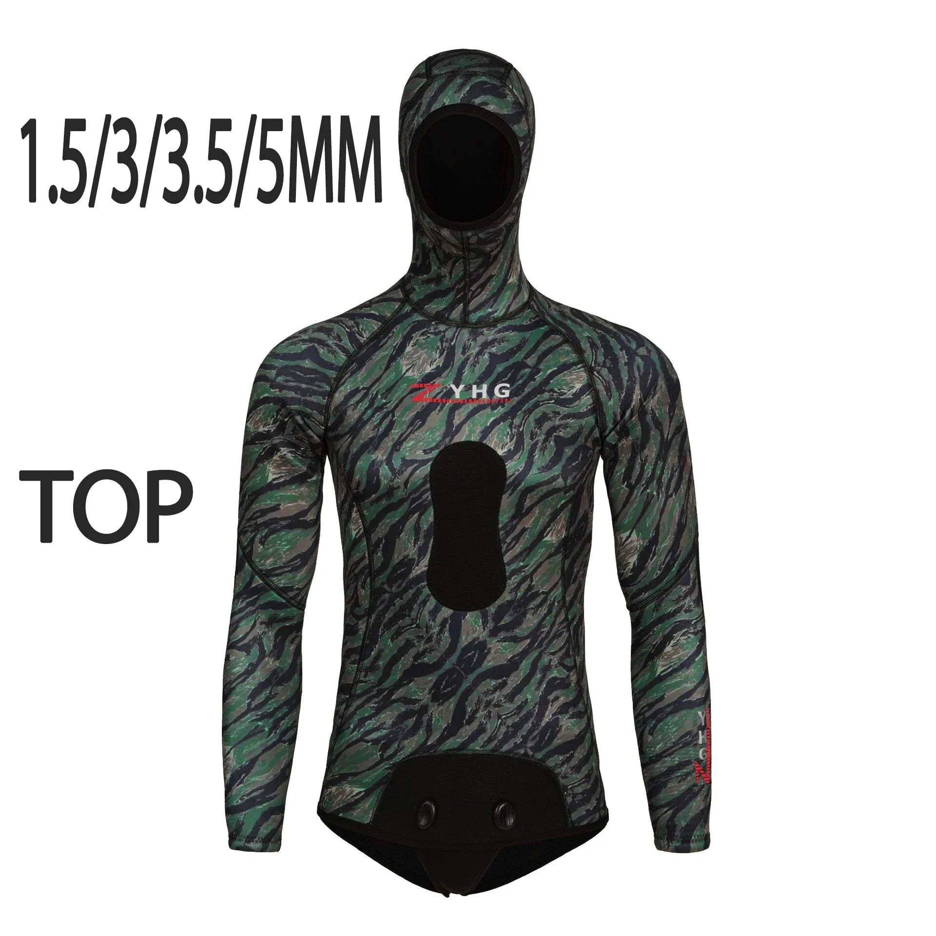 New Wetsuit Men's Long Sleeved Long Pants Wetsuit Women's Long Cut Split Body Full Body Cold Proof and Warm Surfing