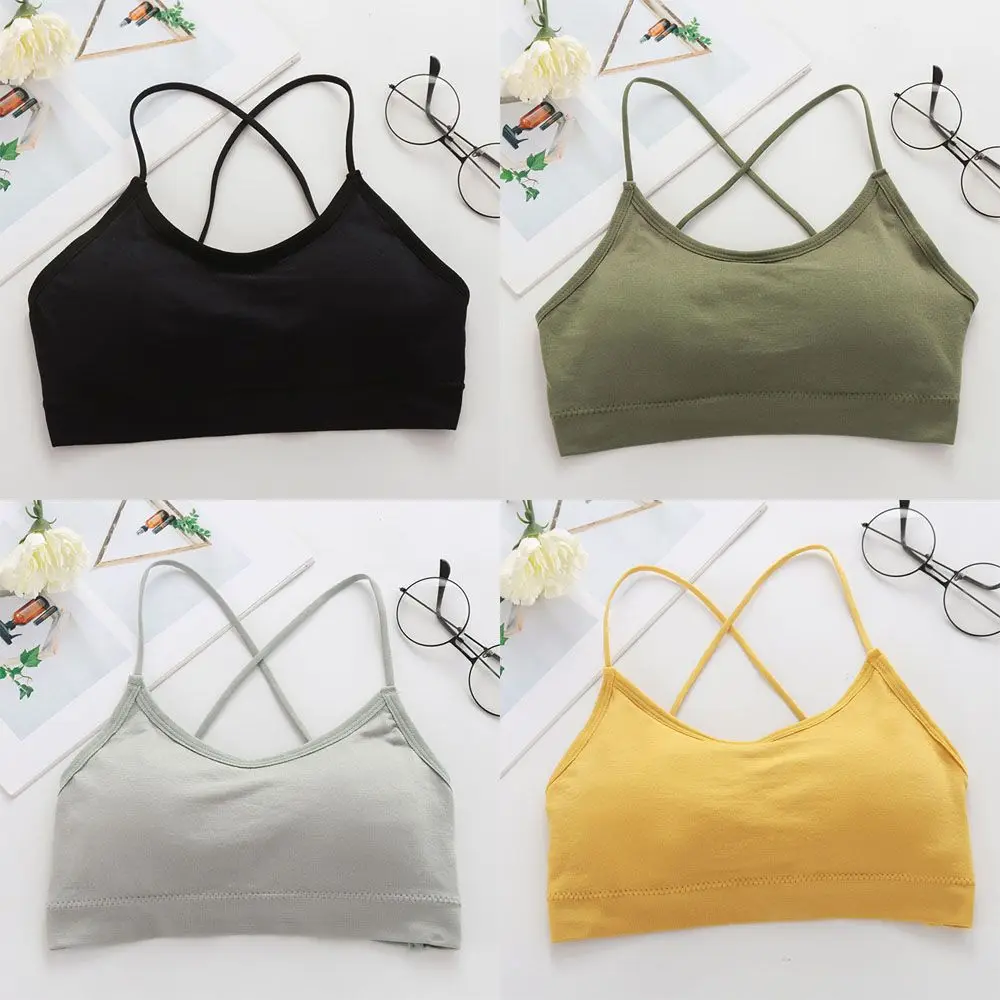 Women Cross Strap Sports Bra Push Up Sport Bra Top Yoga Gym Crop Top Brassiere Femme Fitness Top Sport Bh Breathable Bras