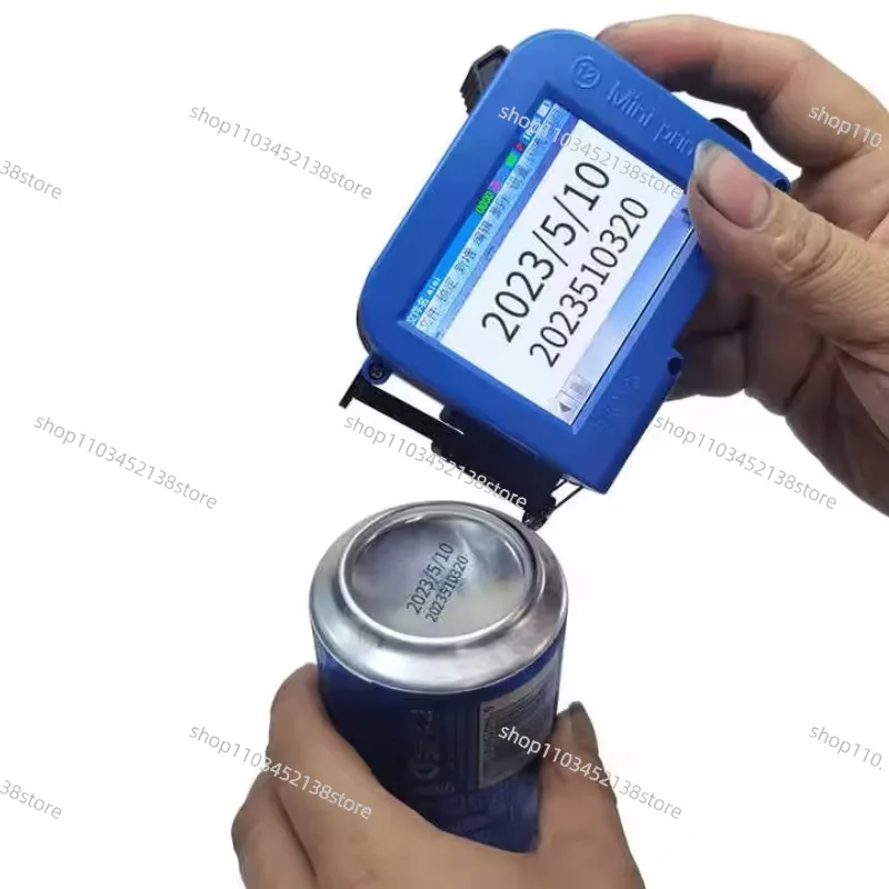 for Quick Drying Expiration Dates Batch Numbers and Egg Marking Portable Mini Batch Coder  Handheld Inkjet Printer