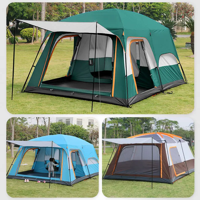 Outdoor Pop Up Instant Outdoor 3-4 People Free To Build Automatic Fast Open Pop Up Tent Folding Large Space Beach Tent