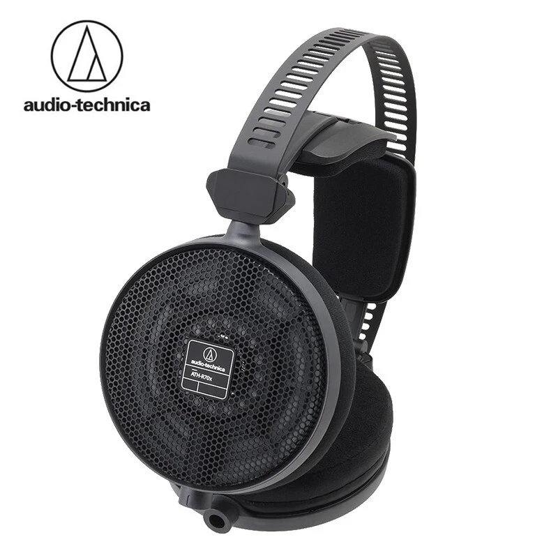 Original Audio Technica Professional Monitor Headphones ATH-R70x Wired Earphone HIFI Earphone For Video Game