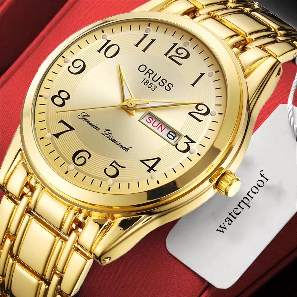 Herren uhr Business Doppel kalender lässig hundert Match Gentleman hochwertige Persönlichkeit Mode langlebige Herren uhr