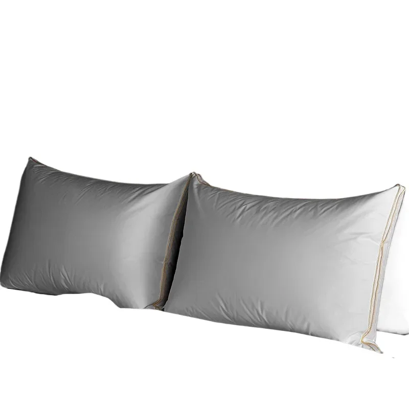 

White goose down pillow neck protector