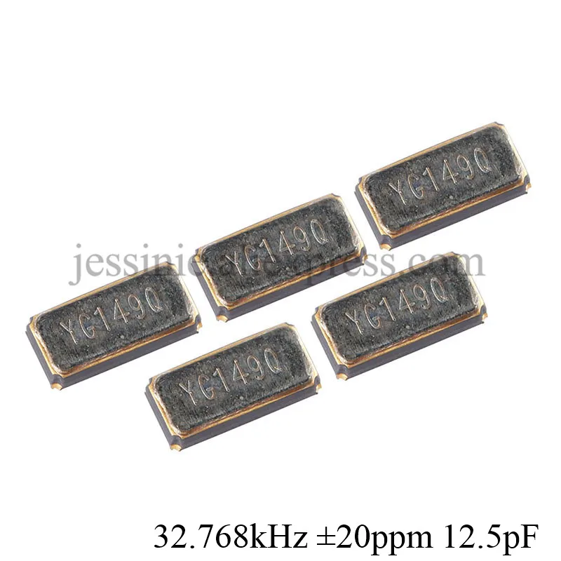 5pcs/lot 3215 SMD Passive Crystal Oscillator 32.768kHz 32.768 kHz 32.768k Hz  ± 20ppm 12.5pF Resonator 2Pin