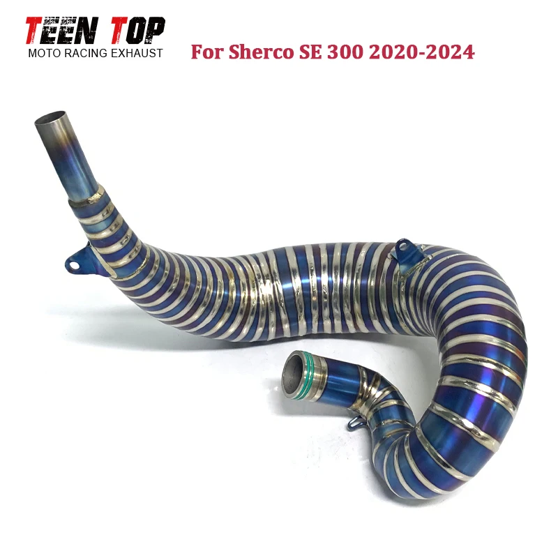 

Offroad Bike Exhaust Pipe For Sherco SE 300 SE300 Exhaust Header 2020-2024 Ti-Alloy Exhaust Front Link Pipe Slip-on OEM Muffler