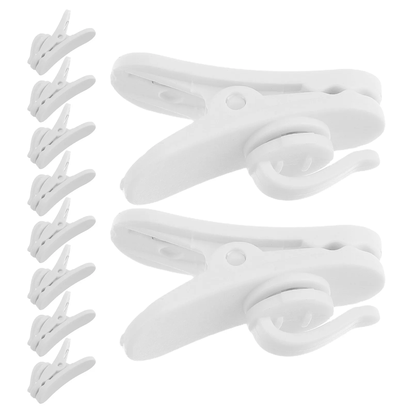 100Pcs Earphone Cable Clip Rotatable Anti-Tangle Headphone Cord Holder for Shirts Collars Jackets Earbud Wire Fixing Clip