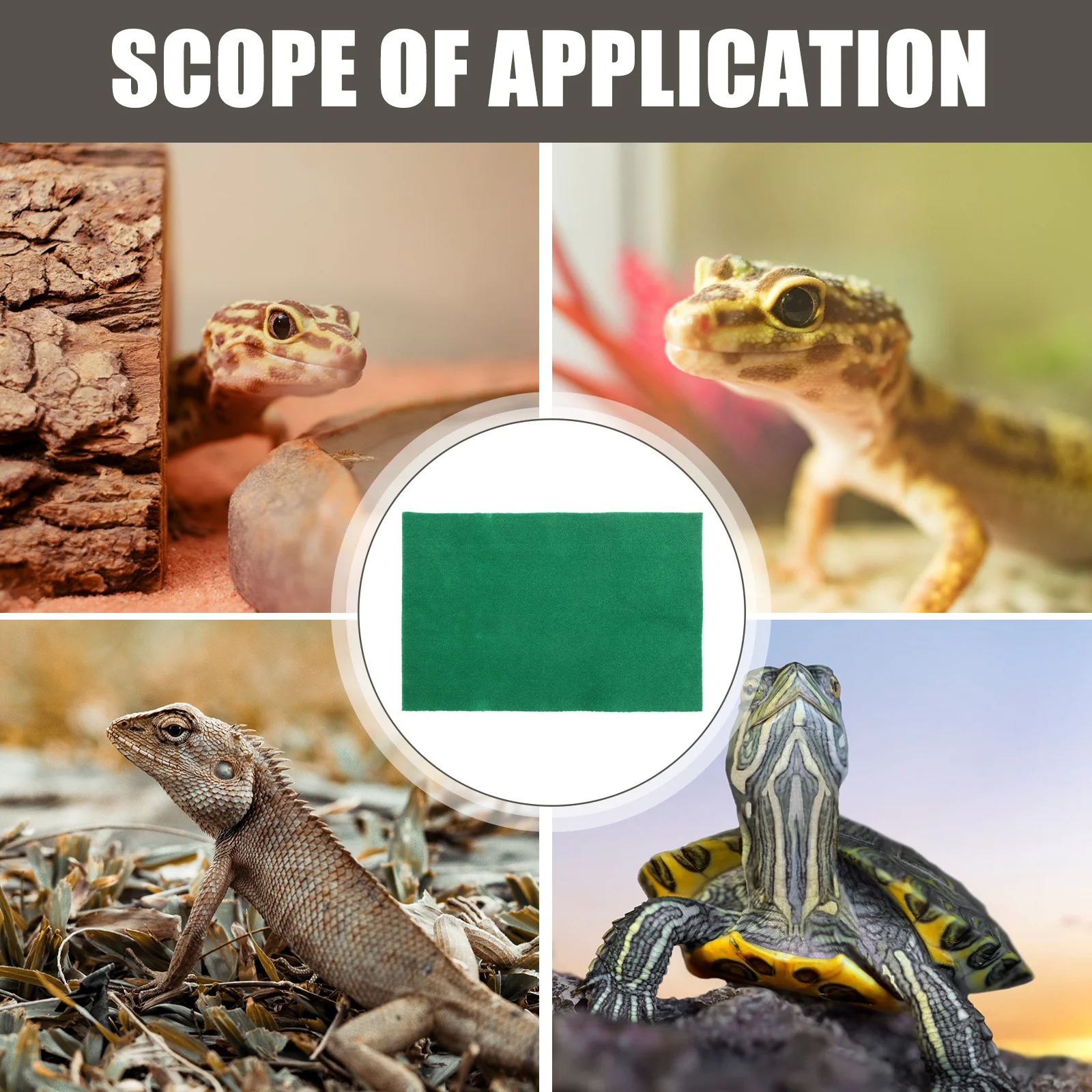 

Waterproof Pet Mat 60x40cm Warm Reptile Pad Sleeping Cushion for Tortoises Spiders Lizards Reptile Pads