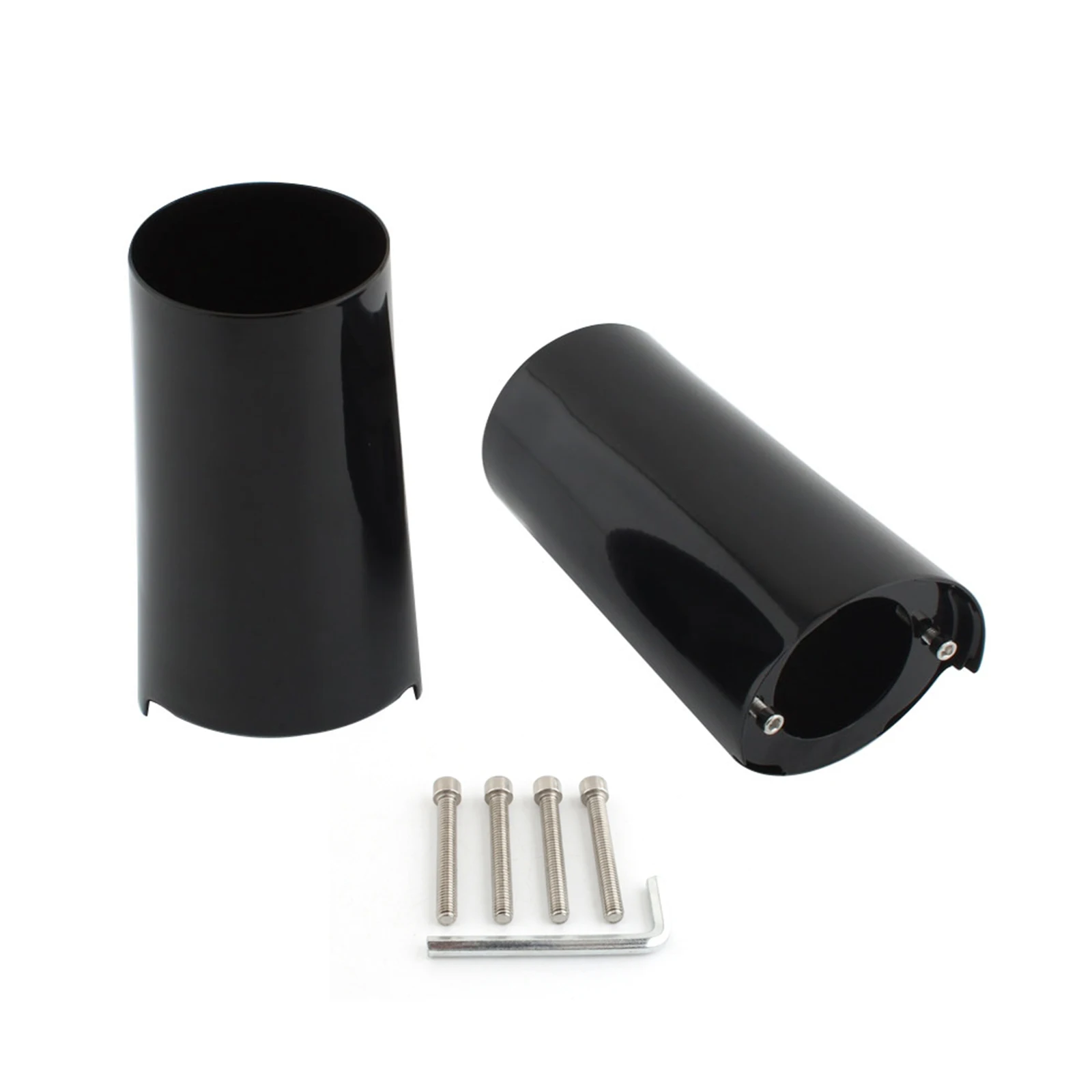 For Harley Touring Models Electra Street Tri Glide 2014-UP 16.5cm Motorcycle Front Fork Slider Shock Absorber Pipe Boot Cover