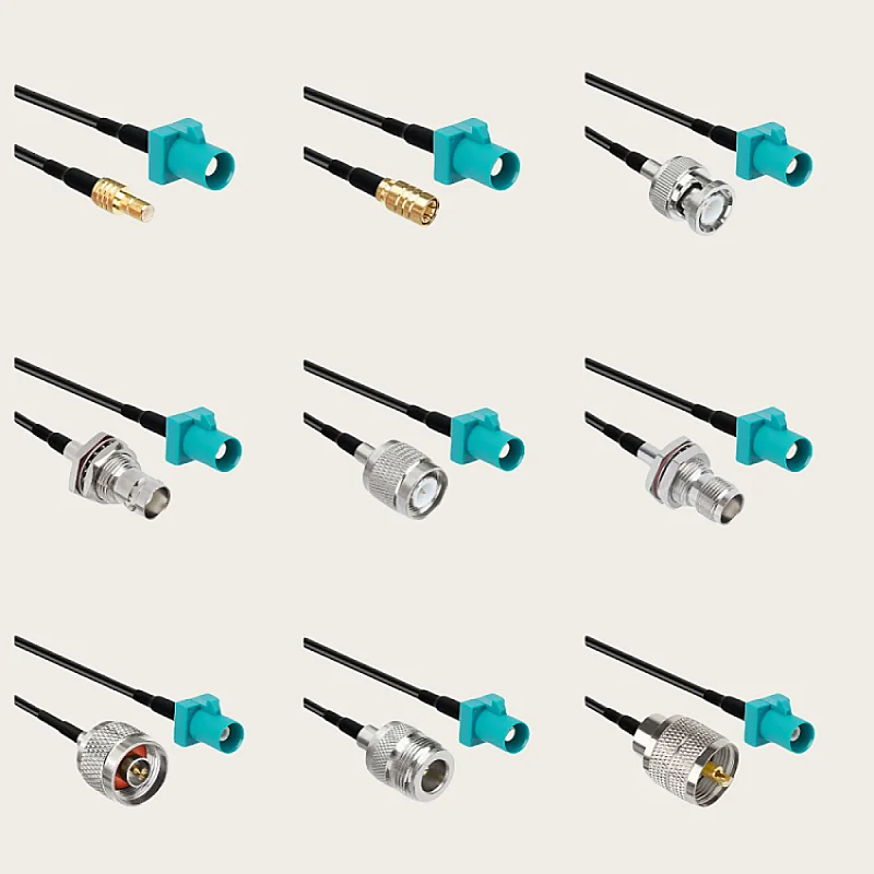 

Fakra-Z type Male to SMB/BNC/TNC/UHF/M/N/F Male / female connector adapter Cable GPS antenna RG174 Cable