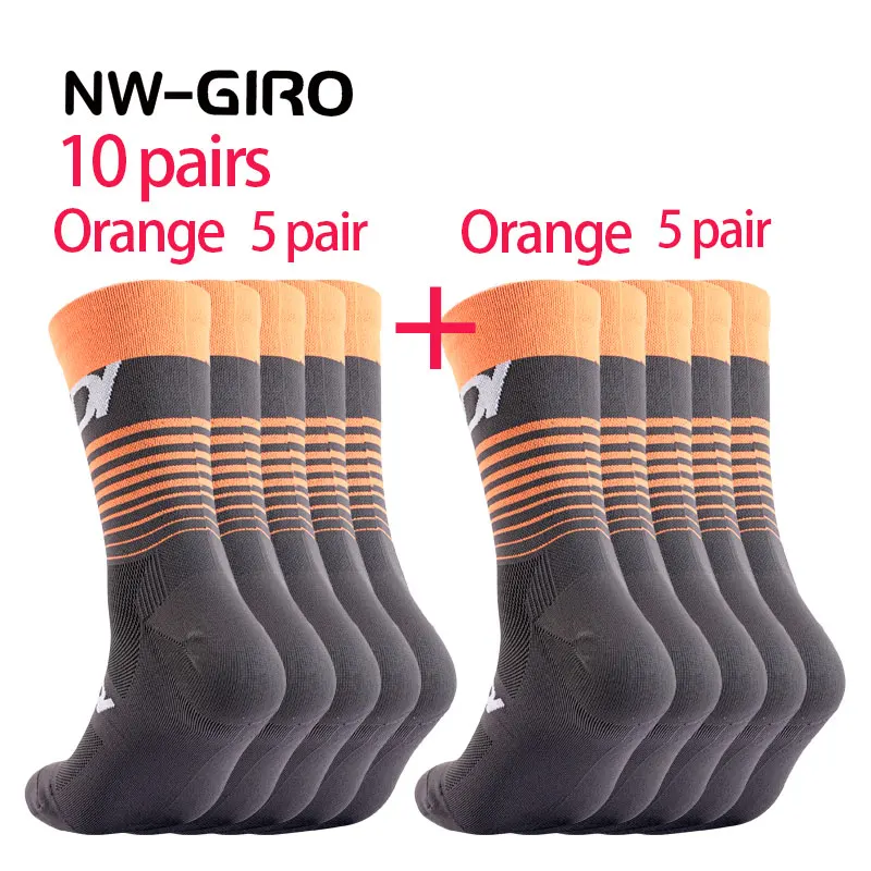 10 pairs Professional Cycling Socks Breathable Road Bicycle Socks Men Women Outdoor Sports Racing Sport Socks High Quality