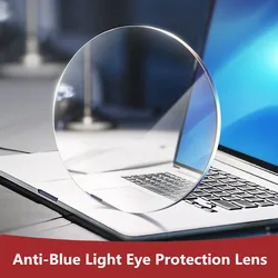 1.56 1.61 1.67 Anti-Blue Light Optical Lens MR-8 Aspheric Myopia Prescription Lenses Eyes Protection Reading Computer Eyewears