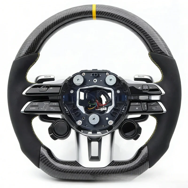 For BMW G series upgraded sports steering wheel assembly, Factory direct supply, carbon fiber multi-function buttons