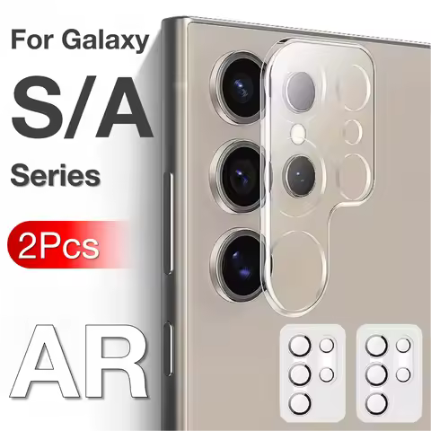 2Pcs For Samsung Galaxy S25 Ultra S24 S23 S22 S21 Plus A35 A34 A53 A54 A55 5G Tempered Glass lens Rear Camera Protective Film