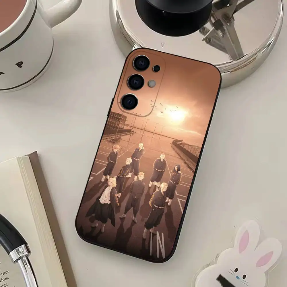 T-Tokyo Anime r-reeveng-gers coque de téléphone pour Samsung S25, S24, S21, S22, S23, S30, Ultra, S20, Plus, Fe, Lite, Note, 10.9,5G couverture noire