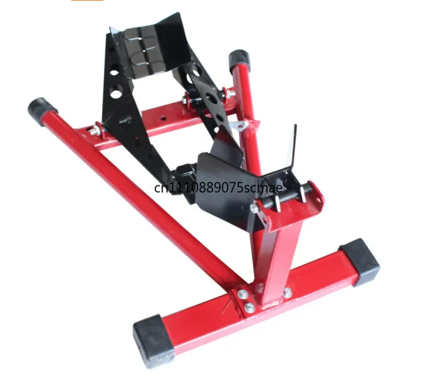 Motorcycle Front Wheel Stand, Portable Fixing Bracket for Parking, Repair, Display, Trailer Transport and Consignment