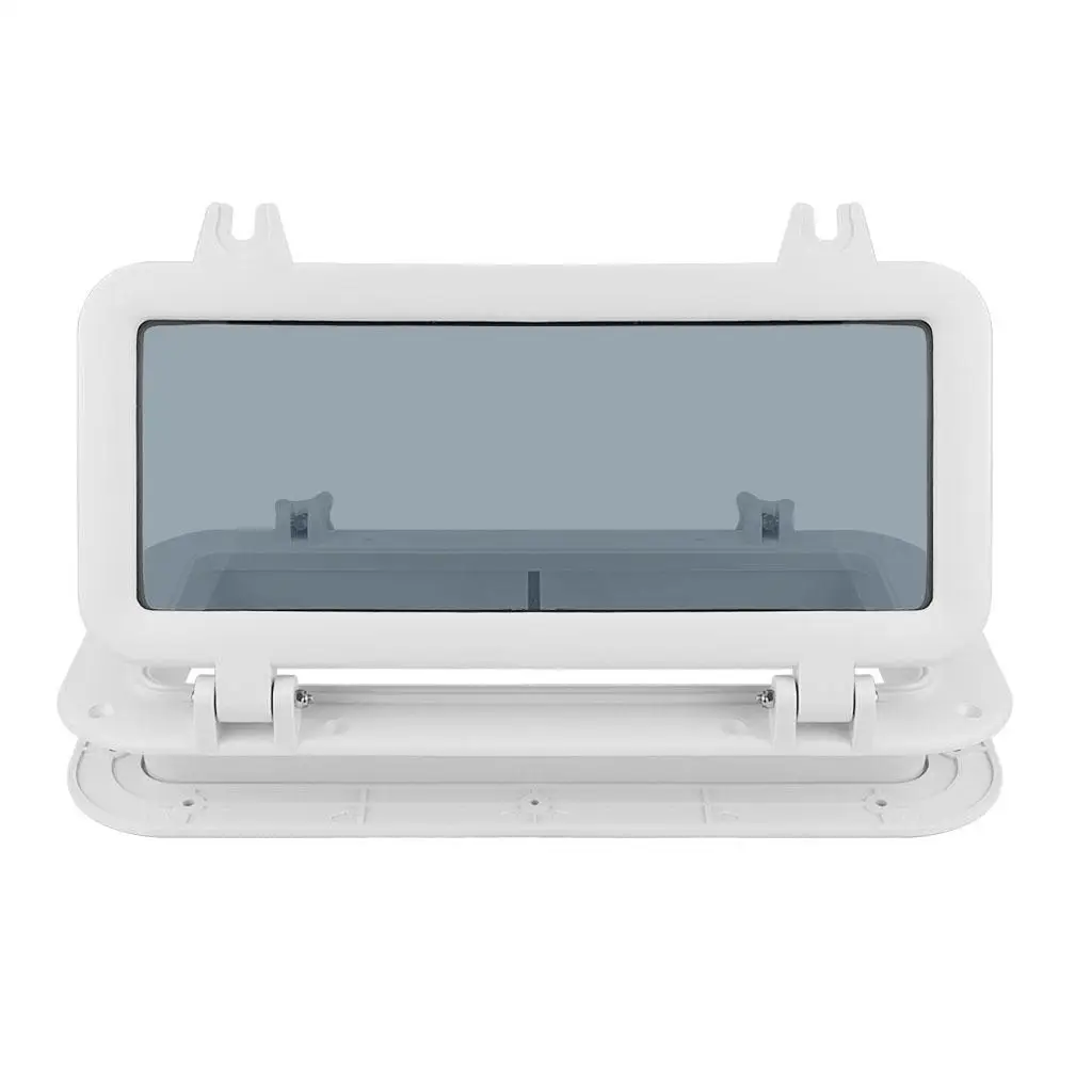 White Rectangular Opening Porthole for