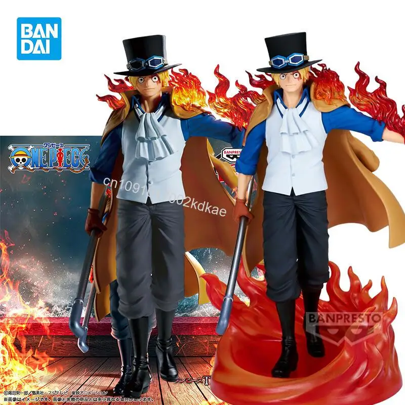 

В наличии Bandai Original ONE PIECE THE Departure LOGIA SABO Около 17 см Аниме Фигурка Модель Коллекционные Игрушки Рождественский Подарок