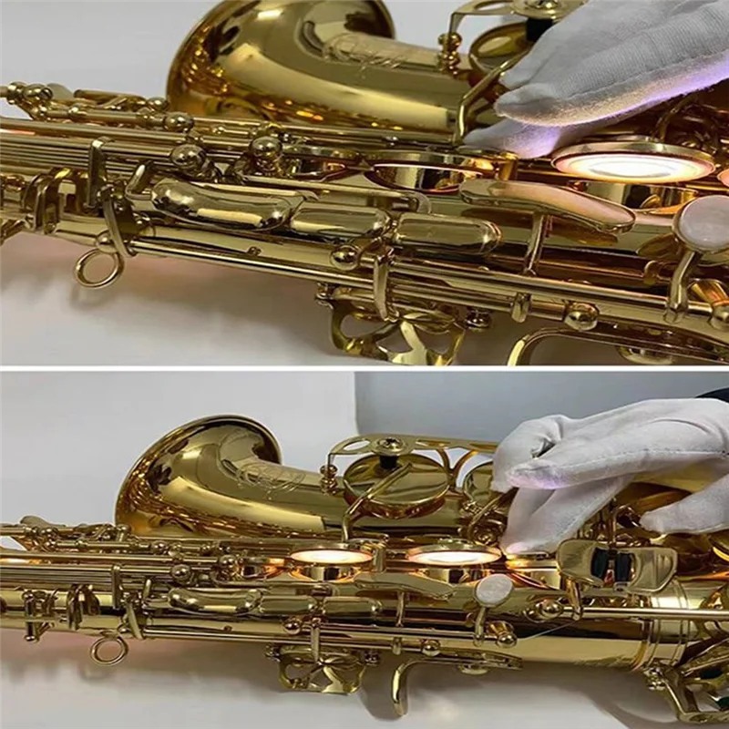 -ESTR Saxophone Leak Detection Light Flutes LED Tester Lamp For Wind Instrument Repair