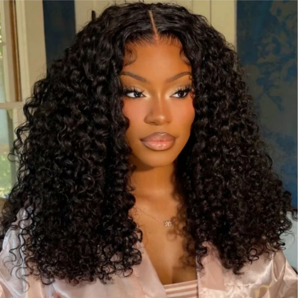 

300-плотность Боб Парики 5x5 Hd Парики из натуральных волос на шнуровке Прозрачный парик из натуральных волос на шнуровке Передние парики с глубокими волнами для женщин Готовые к ношению