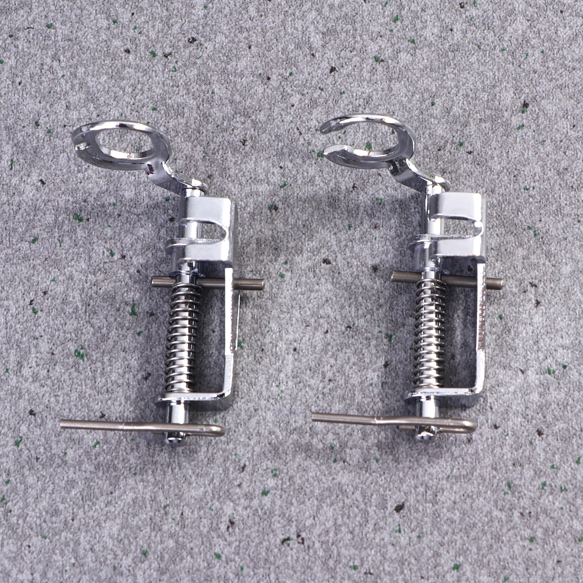

2 pcs Sewing Machine Presser Foot Universal Quilting Embroidery Free Motion Spring Adjustable Fits Low Shank Machines Durable