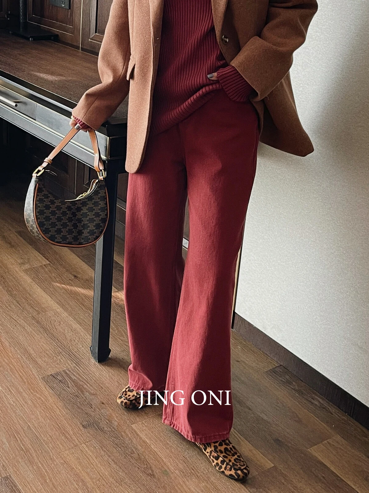 Cargo Pants Woman Clothing 2023 Y2k Korean Style Fashion Vintage Autumn High Waist Long Jeans Trousers Baggy Winter Elegant Chic